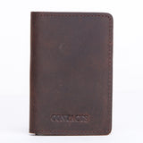 Cowhide Card Holder Card Holder RFID Leather Automatic 
