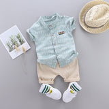 Korean Short-Sleeved Children's Clothing For Boys And Girls