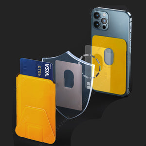 Mobile Phone Holder Card Holder Folding Card Holder Card Sticker Multifunctional Magnetic Card Holder