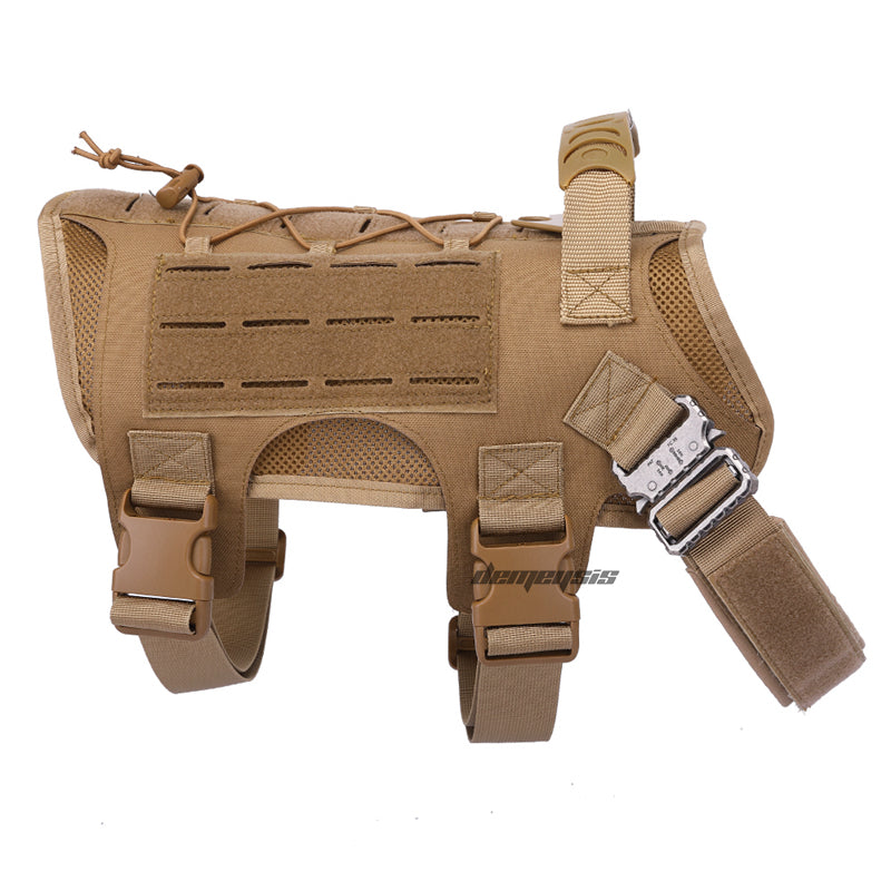 Outdoor Laser Tactical Dog Vest Traction Rope