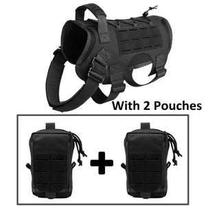 Outdoor Laser Tactical Dog Vest Traction Rope
