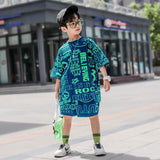 Short-sleeved Western Style Children's Clothing