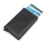 PU Automatic Card Card Holder RFID Multi-function CardHolder