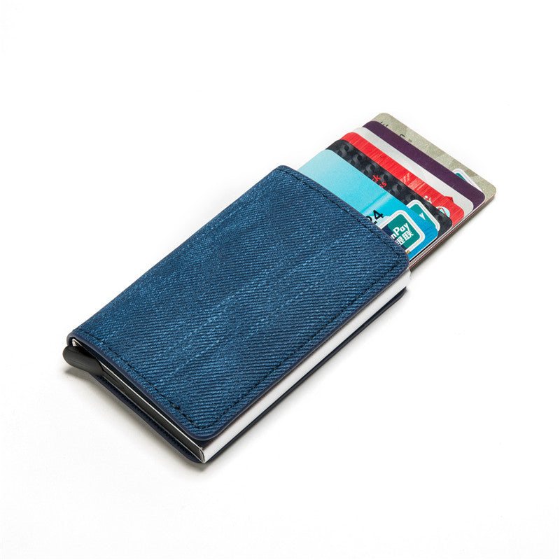 Anti-theft Credit Card Holder magnetic Wallet Card 