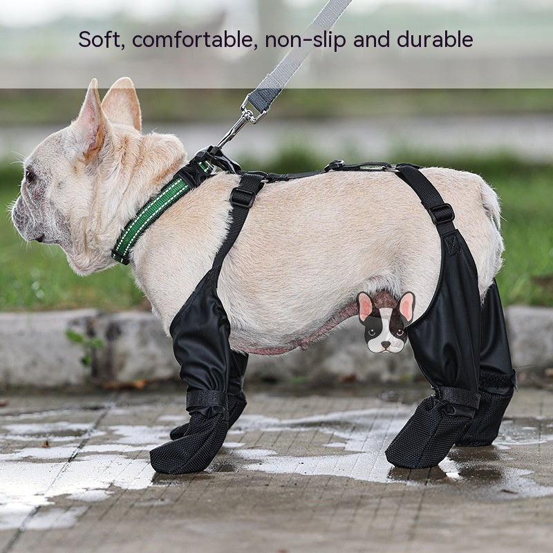 Waterproof Dog Shoes Adjustable Dog Boots footwear.